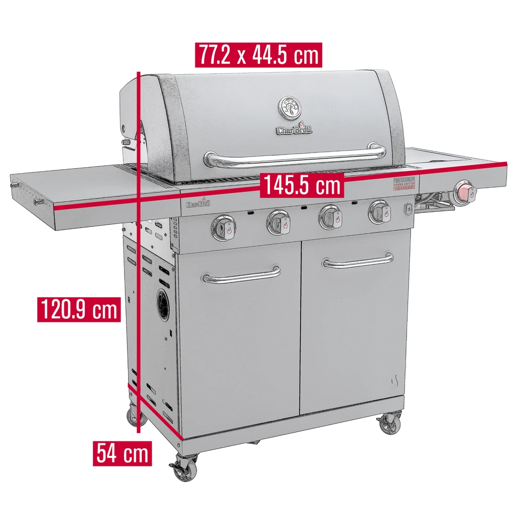Gasolgrill Professional POWER EDITION 4     140985