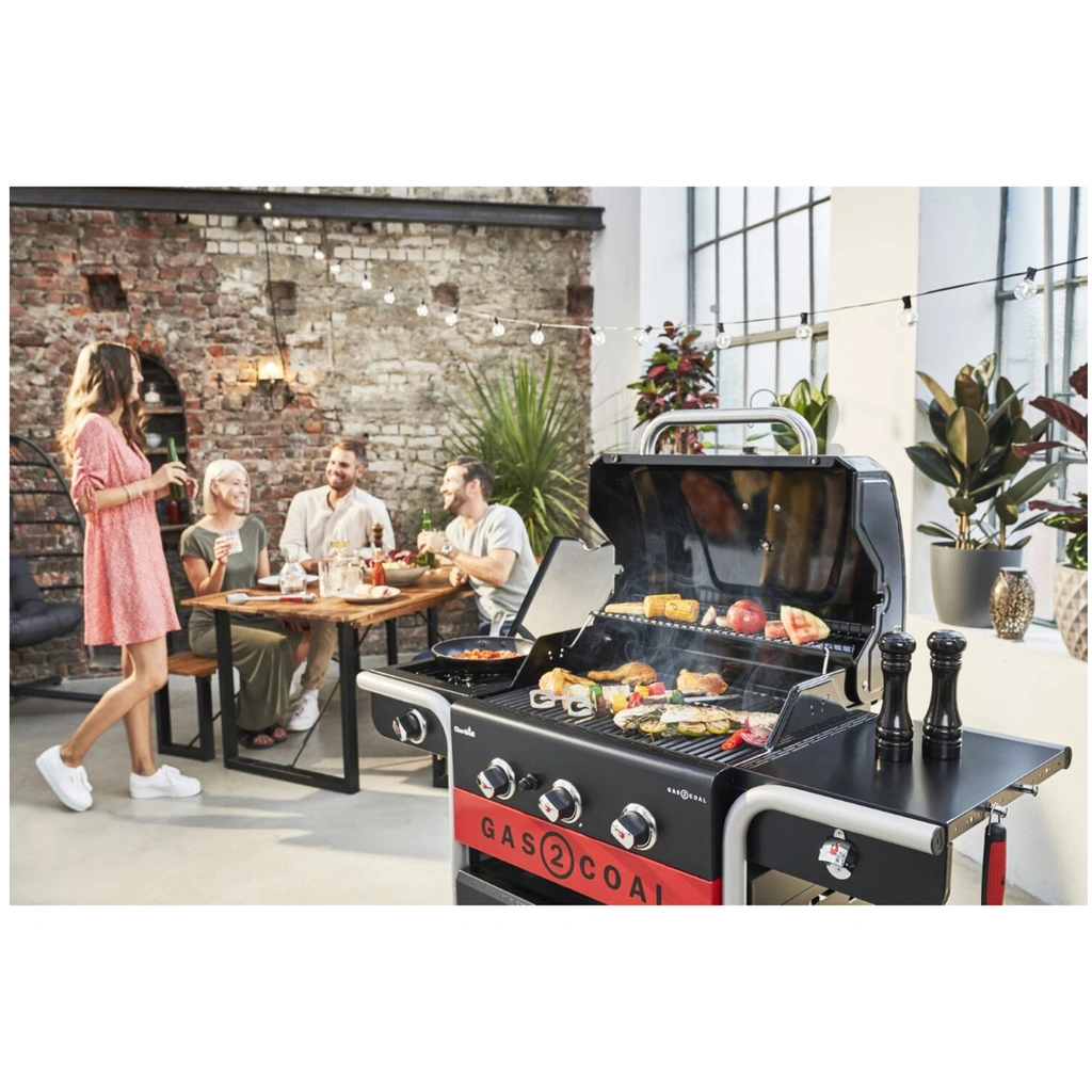 Hybridgrill Gas2Coal 2.0 3+1 Brännare  140925