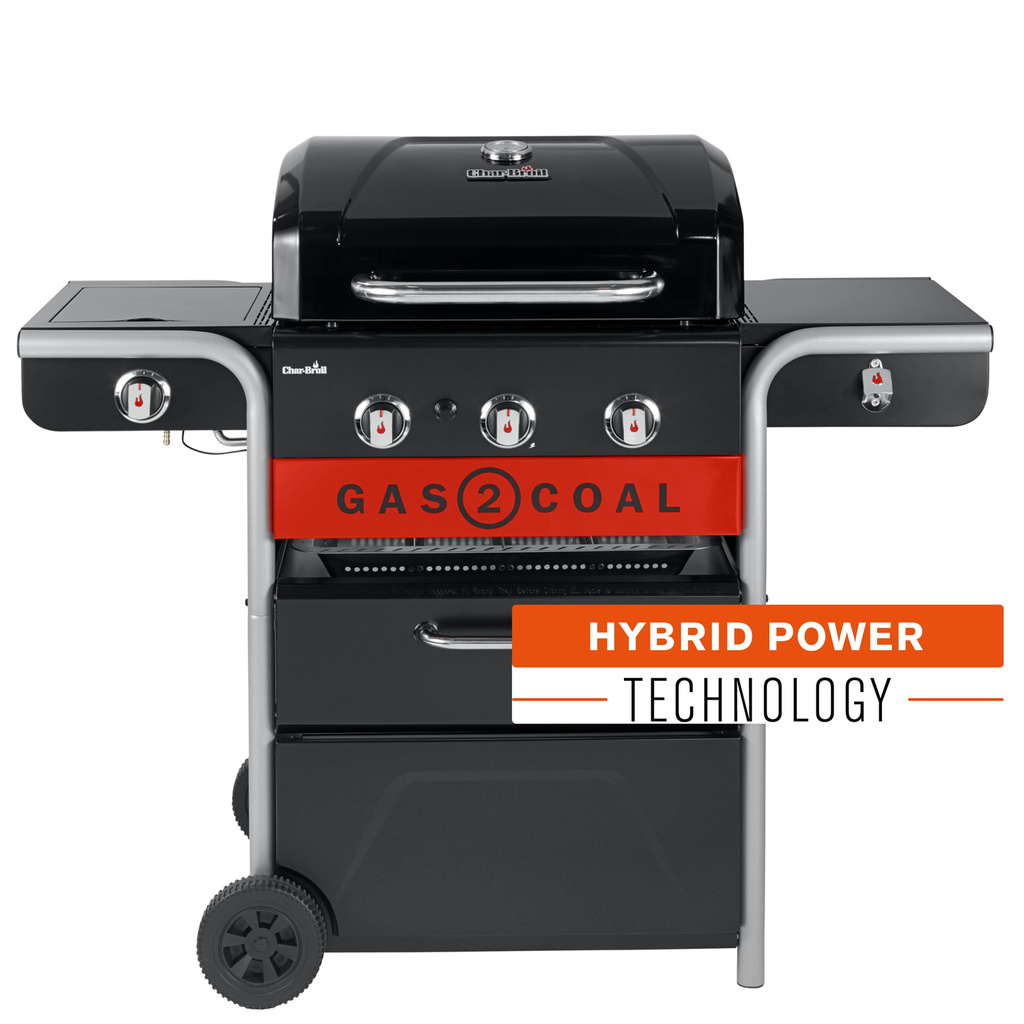 Hybridgrill Gas2Coal 2.0 3+1 Brännare  140925