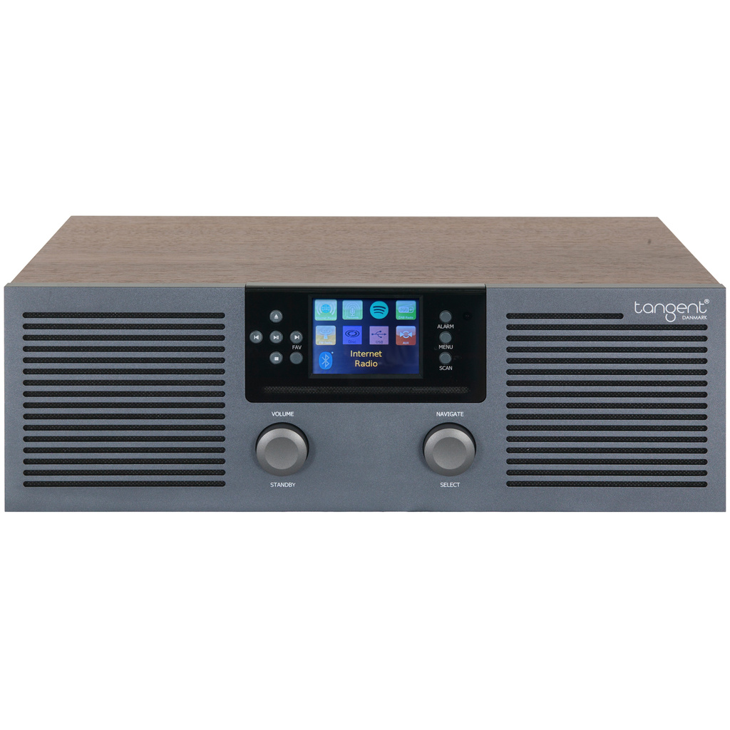Radio FM DAB+ Internet CD Bluetooth Stereo Fem Walnut