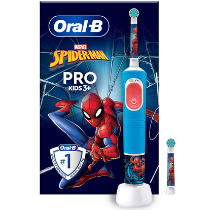 Eltandborste Vitality Pro Kids Spiderman + Extra Refill