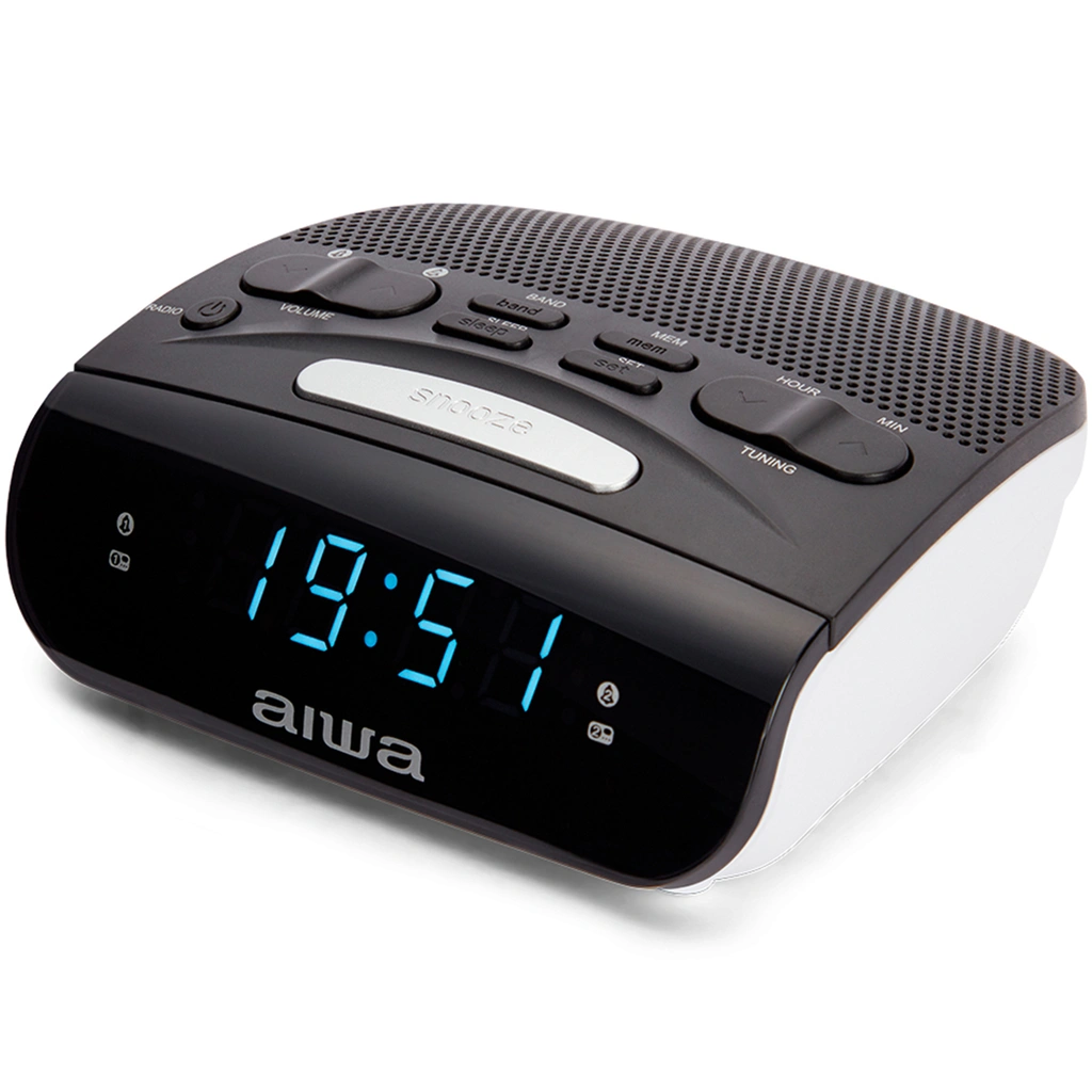 Klockradio med dubbla alarm