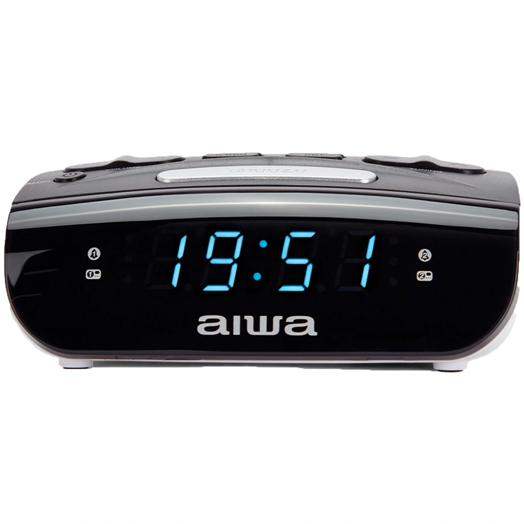 Klockradio med dubbla alarm