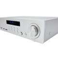 Förstärkare med Bluetooth 2 x 60 Watt RMS Silver