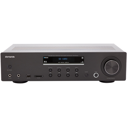 Förstärkare med Bluetooth 2 x 60 Watt RMS Svart