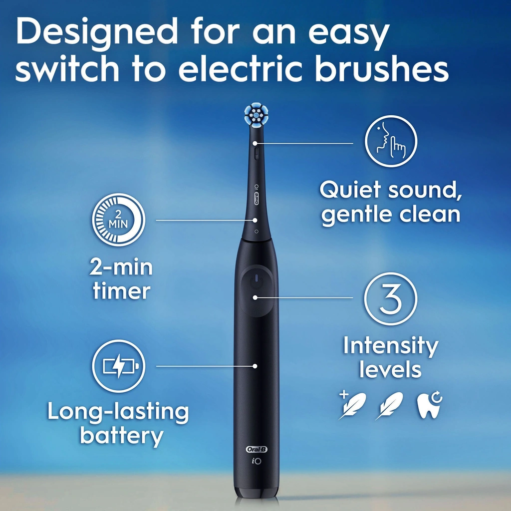 Eltandborste iO2 Series Night Black