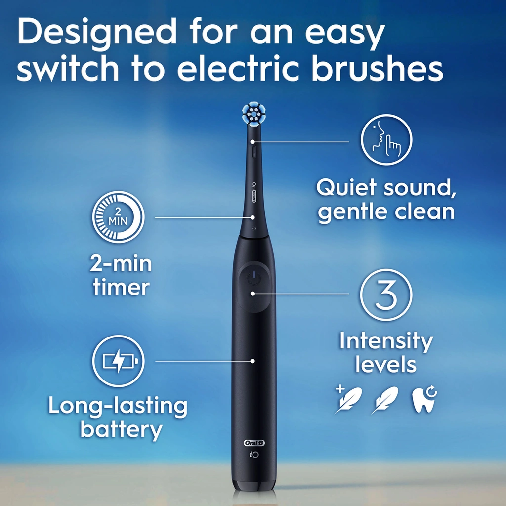 Eltandborste iO Simply Easy Clean Night Black