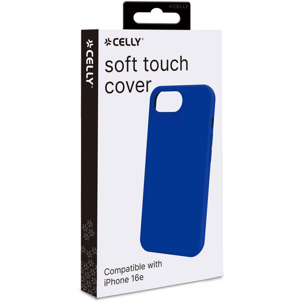 Cromo Soft rubber case iPhone 16e Blå