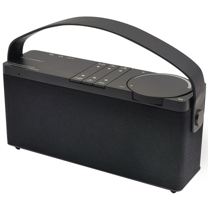 TV speaker Wireless Voice/dialogue amplifier Black