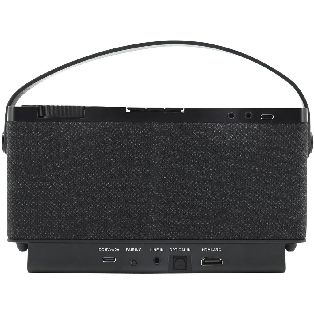 TV-högtalare Tal och röst-förstärkning Trådlös Svart