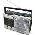 Boombox Kassett Radio FM Mono Bluetooth RR20SI Silver