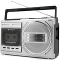 Boombox Kassett Radio FM Mono Bluetooth RR20SI Silver