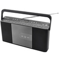Boombox CD Radio FM Snabbval RCD1870SW Svart/Silvergrå