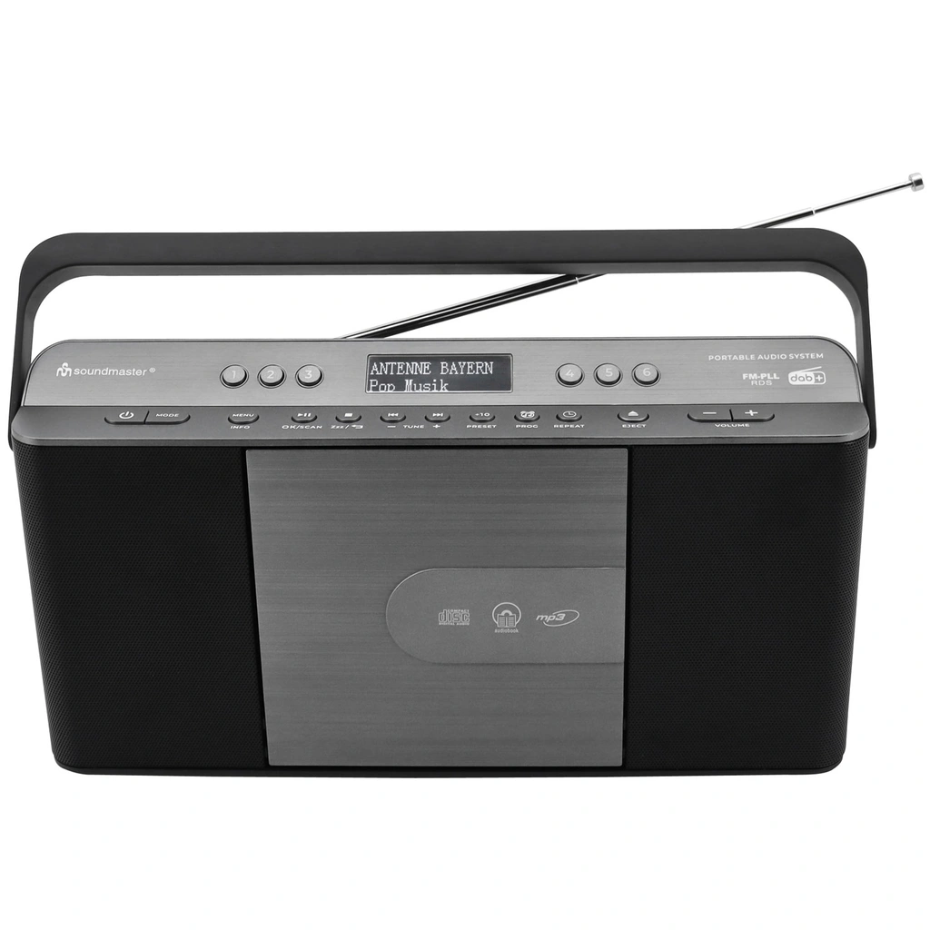 Boombox Dab+ FM CD USB RCD1870SW Black