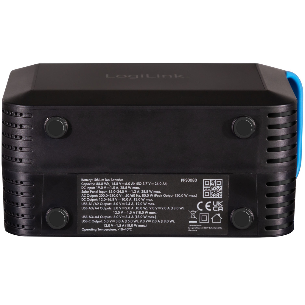 Portable Power Station 24.000 mAh 80W 88 Wh