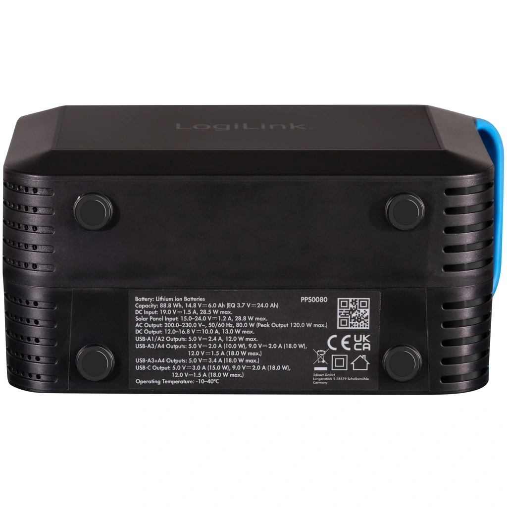 Portable Power Station 24.000 mAh 80W 88 Wh