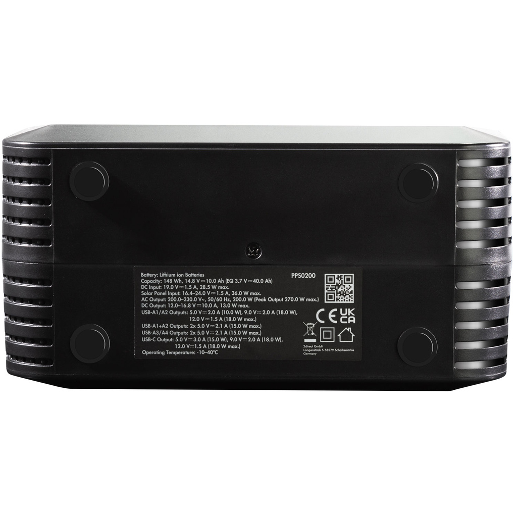 Portable Power Station 40.000 mAh 200W 148 Wh