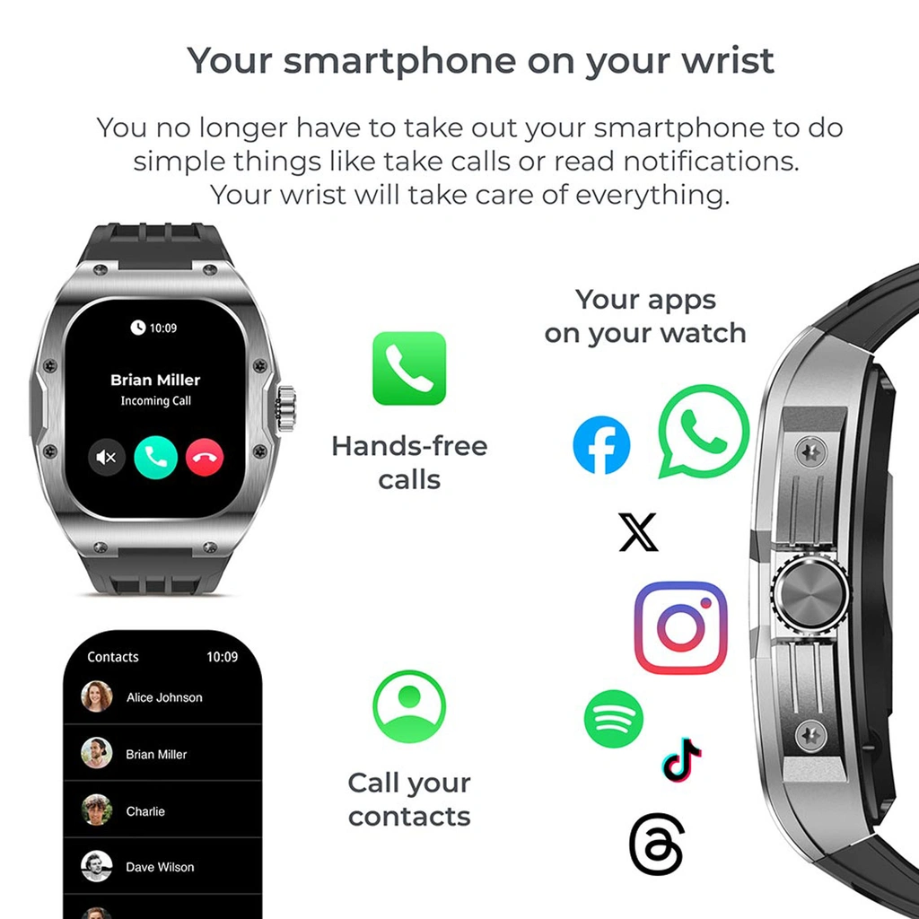 Smartklocka Hero AMOLED - Svart