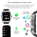 Smartklocka Hero AMOLED - Svart