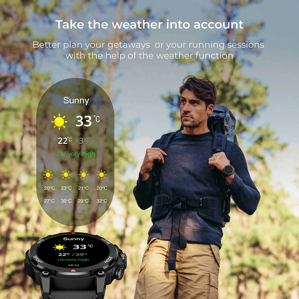 Smartklocka Explorer GPS - Svart