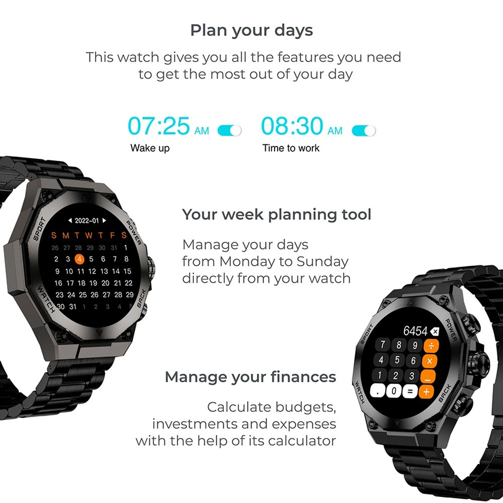 Smartklocka Titanium - Svart