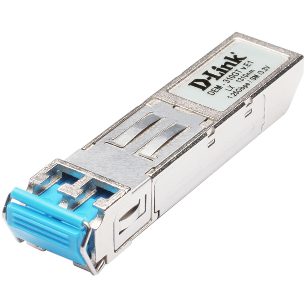 DEM-310GT 1-port Mini-GBIC SFP till 1000BaseLX, 10km