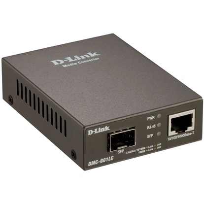 DMC-G01LC 10/100/1000Mbps to SFP Standalone Media Converter