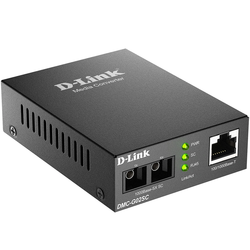 DMC-G02SC 100/1000Base-t till 1000Base-SX SC Multi-mode Media Converter 550m