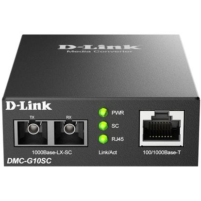 DMC-G10SC 100/1000BaseT to 1000BaseLX SC Single-mode Media Converter 10 km