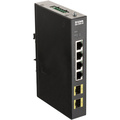 DIS-100G-6S 4-port Gigabit Industriell Switch med 2 x 100/1000M SFP