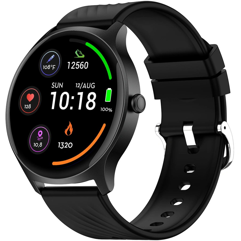 SmartWatch Bluetooth 1,43" AMOLED IP67 SWC-387B Svart