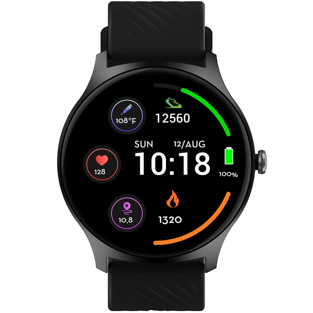SmartWatch Bluetooth 1,43" AMOLED IP67 SWC-387B Svart
