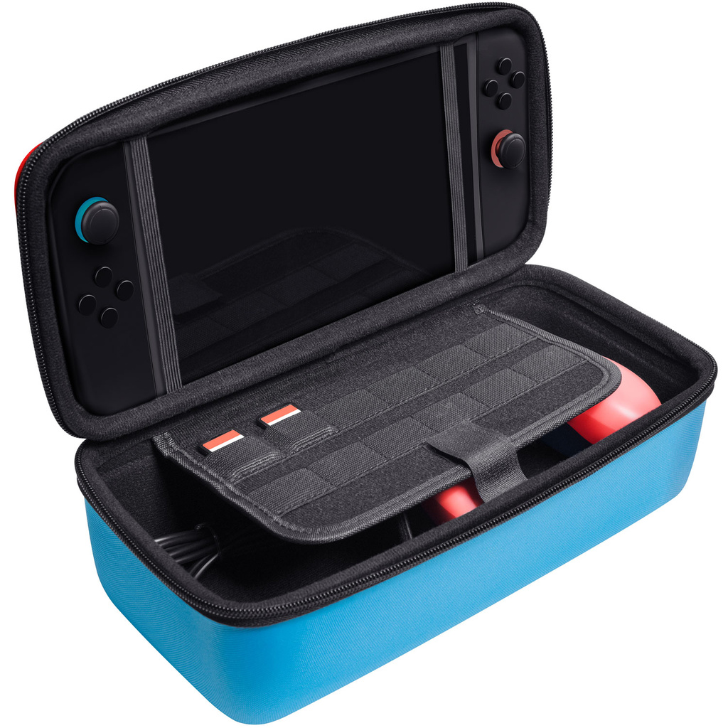 GXT 1252RB XL Hardcase Nintendo Switch 2 Röd/Blå