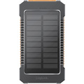 PowerBank 6.000 mAh 10W Solcell Svart/Orange