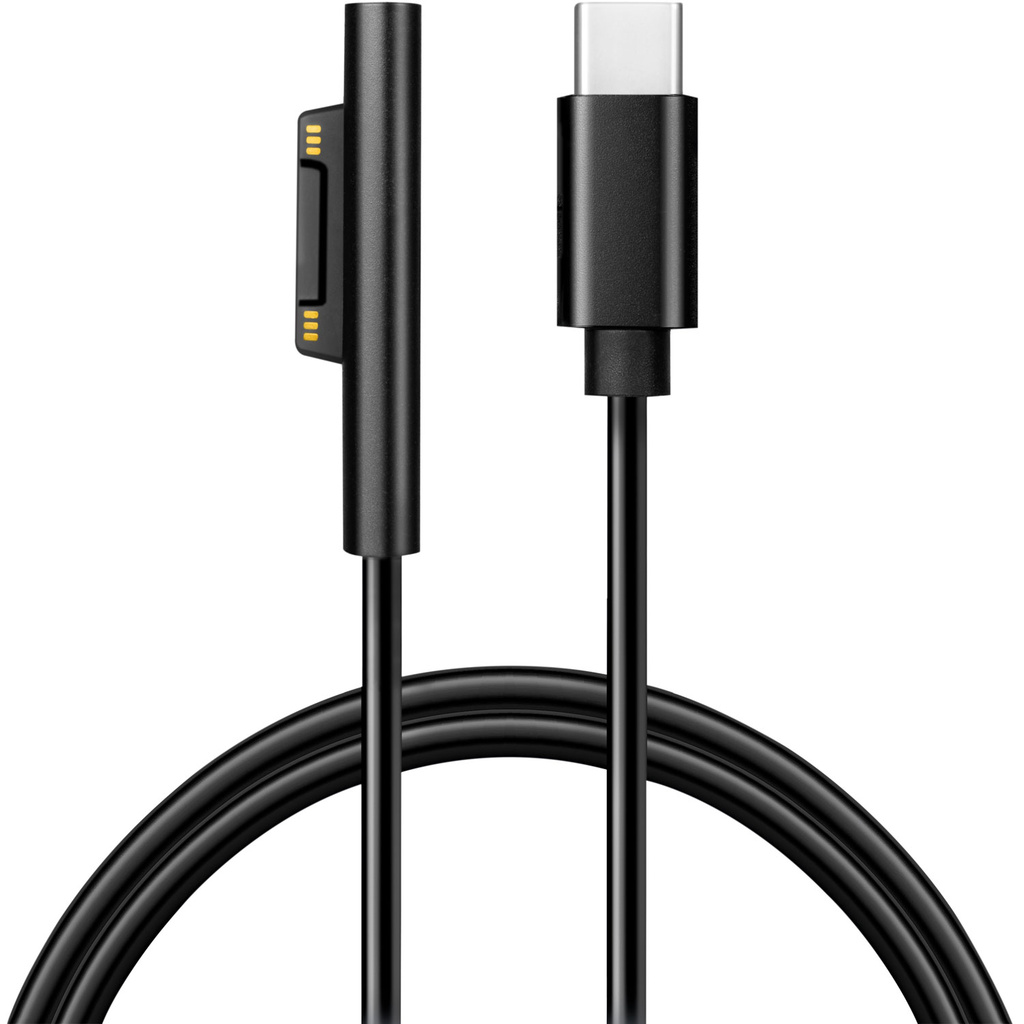 USB-C Laddkabel Microsoft Surface 60W PD 1,8 m