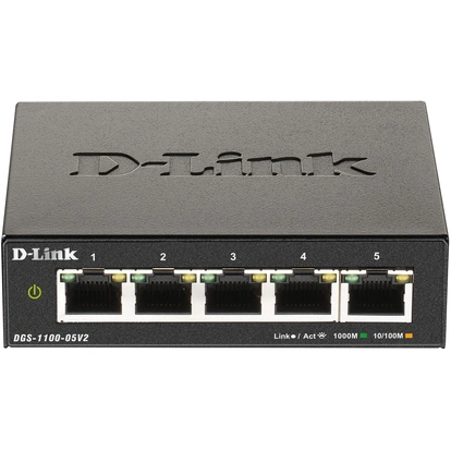 DGS-1100-05V2 5-port Smart Administrerbar Gigabitswitch