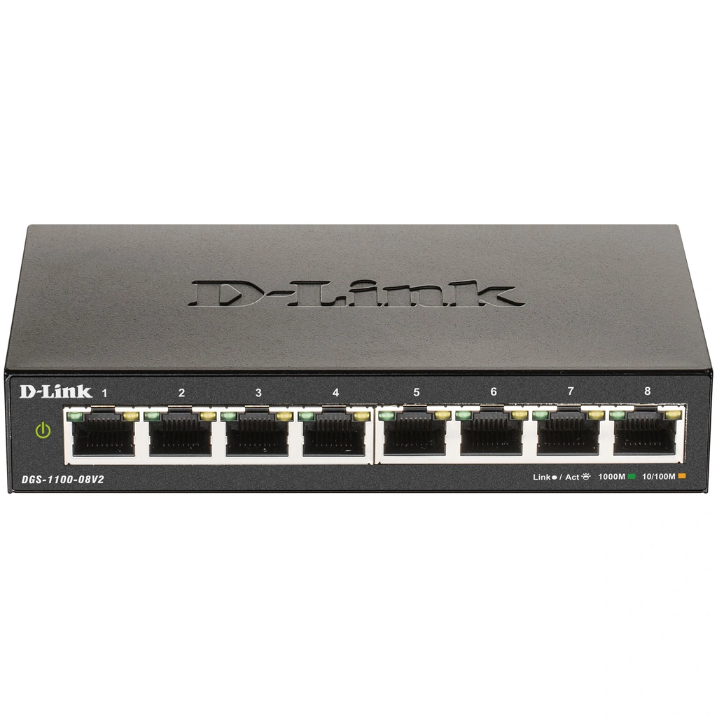 DGS-1100-08V2 8-port Smart Managed Gigabit Switch