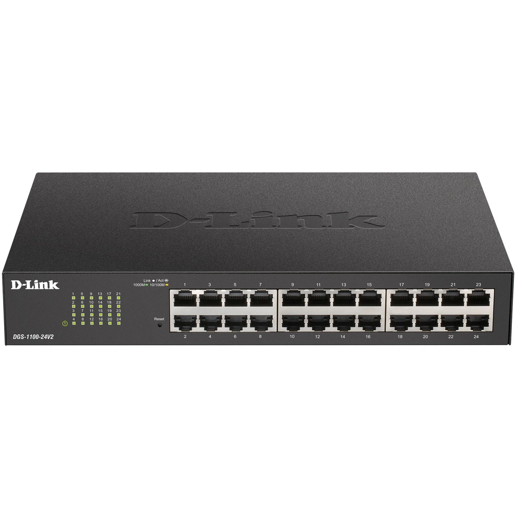 DGS-1100-24V2/E 24-port Smart Managed Gigabit Switch