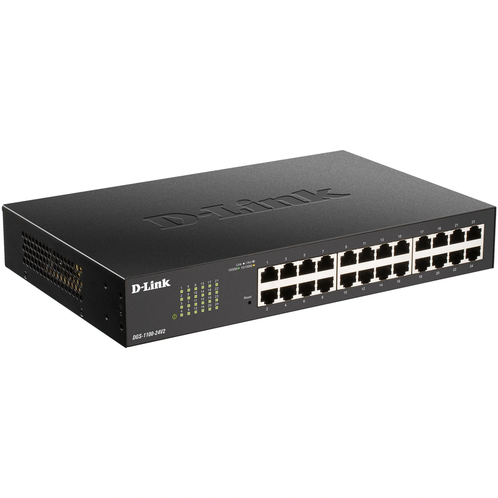 DGS-1100-24V2/E 24-port Smart Managed Gigabit Switch