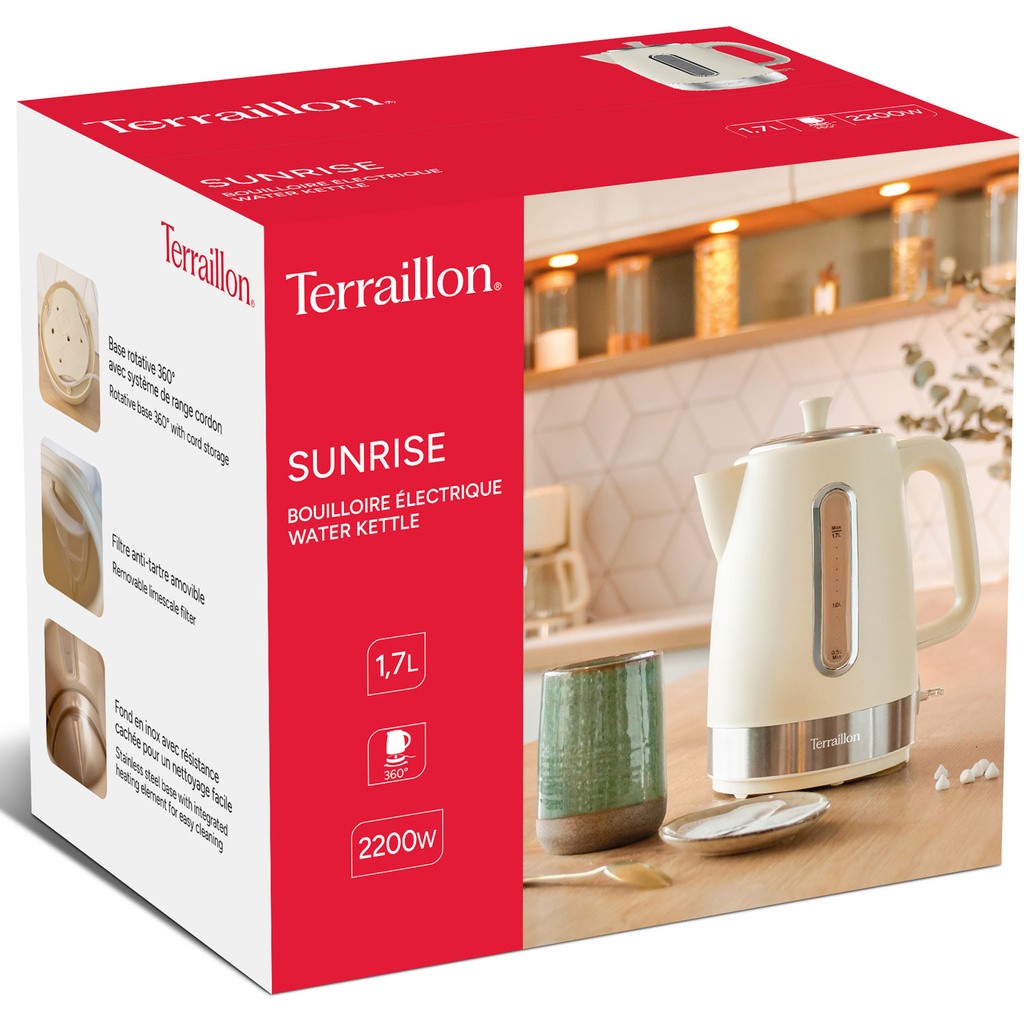 Vattenkokare Sunrise 1,7L 2200W