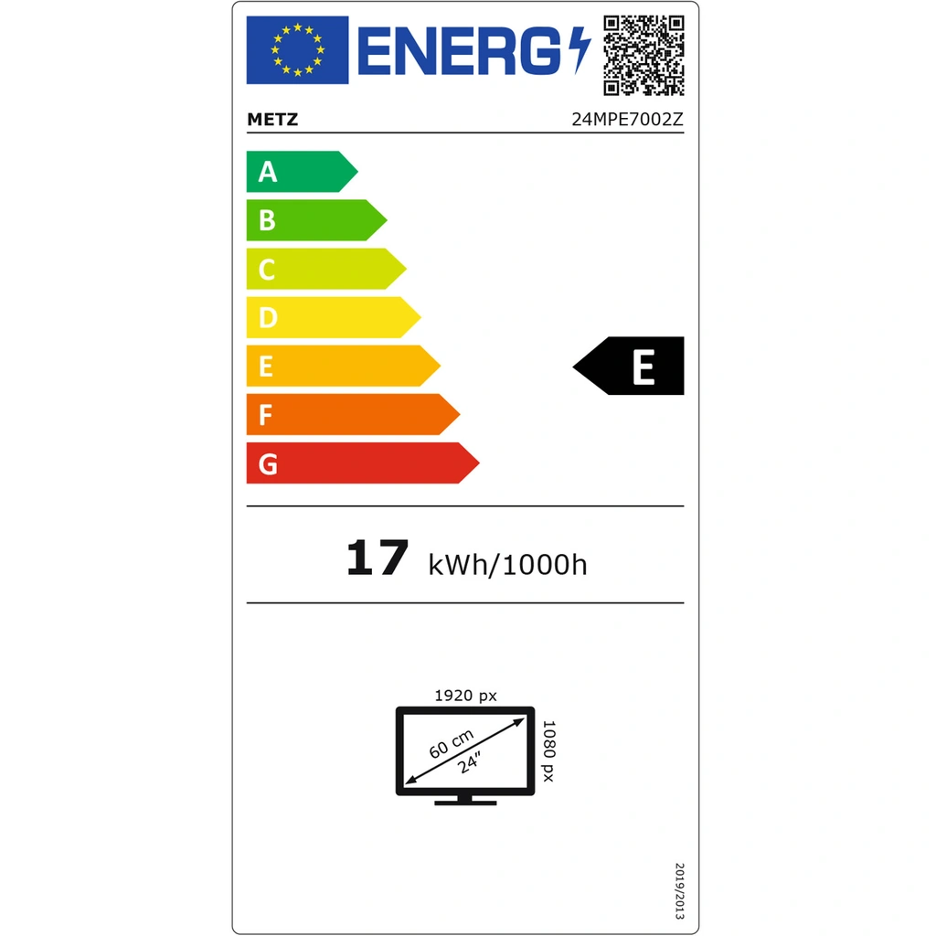 TV 24" 2K LED WiFi/LAN Portabel Google TV Vit