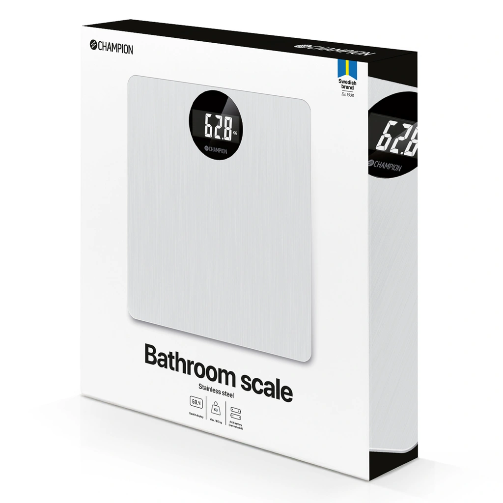 Bathroom Scale PV400 Stainless Steel