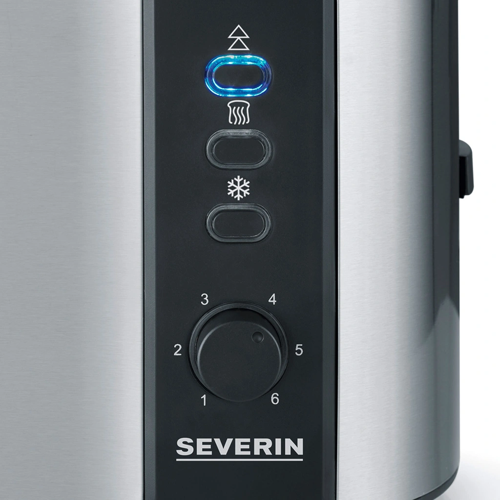 Brödrost AT2589 2skivig Borstat stål.