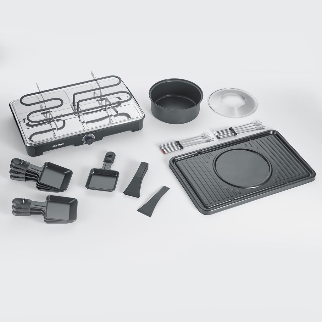 Fondue/Raclette Kombinerad 8pannor  2in1 RG 2347
