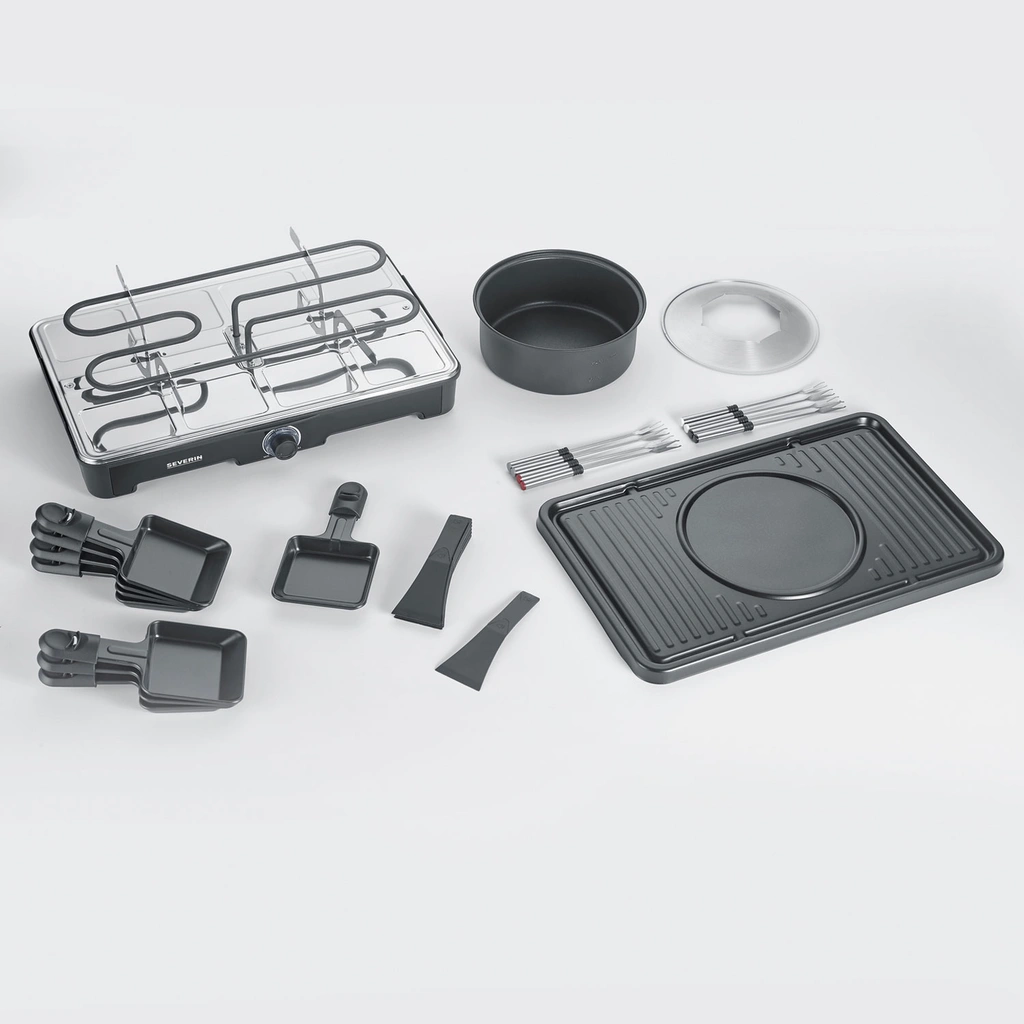 Fondue/Raclette Kombinerad 8pannor  2in1 RG 2347