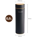Termosflaska svart 0,5 liter On-the-go Bottle