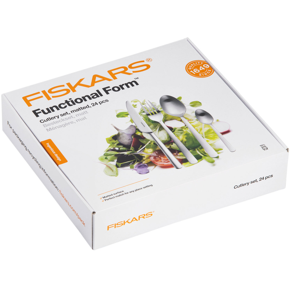 Cutlery set FF matte 24pcs in gift box