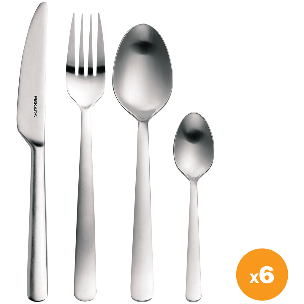 Cutlery set FF matte 24pcs in gift box