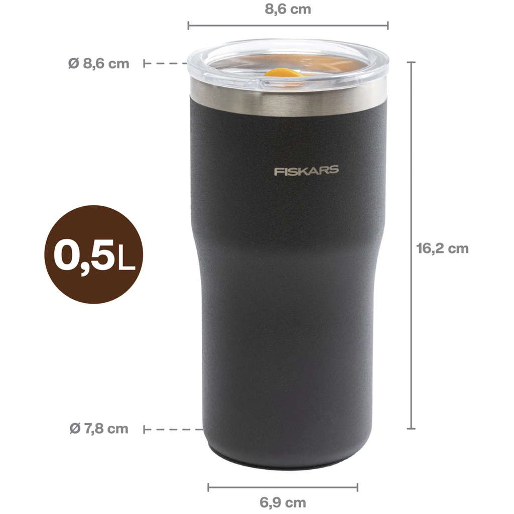 Termosmugg svart 0,5 liter  On-the-go mug