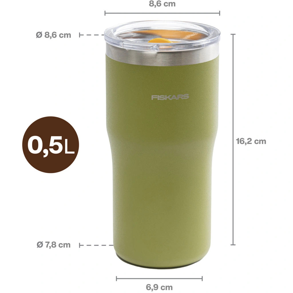Termosmugg grön 0,5 liter On-the-go mug